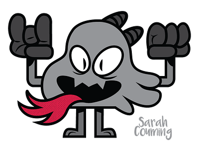 Roach character concept design illustration illustrator metal punk