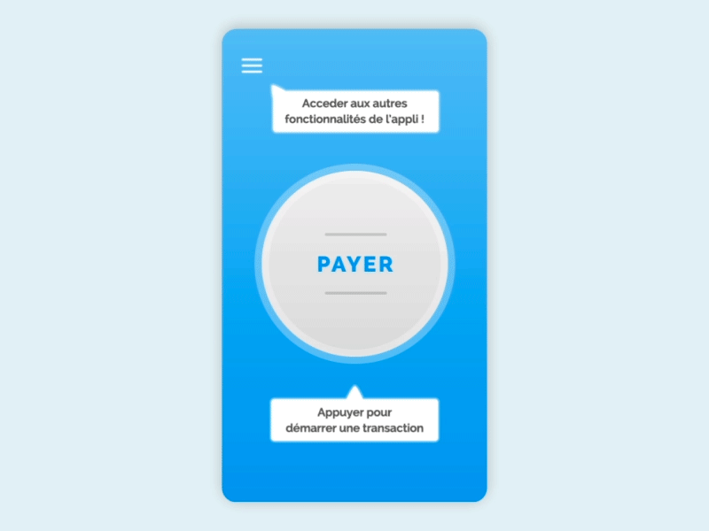 Animated Pay App Menu