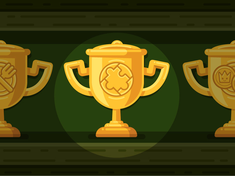 Jigsaw trophy by Kári Gunnarsson on Dribbble