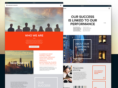 Crescent Heights - Responsive site brand web responsive