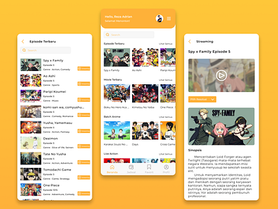 Mobile Streaming Anime App