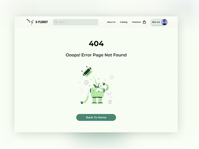 404 Page Design | Daily UI 008