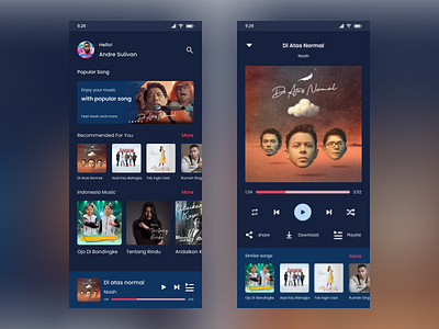 Music Player Design | Daily UI 009