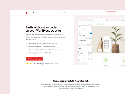 CodeKit Marketing Website clean codekit custom code design plugin ui ux website wordpress