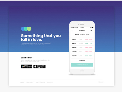 iOS App Landing Page