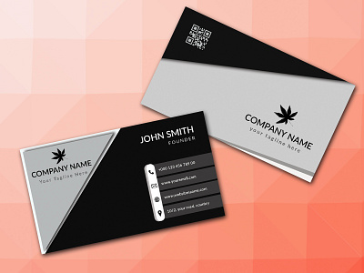 Black And White Business Card