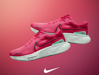 Nike Zoom advertising post graphic design
