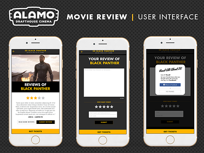 Alamo Drafthouse Movie Review User Interface alamo alamo drafthouse austin black panther cinema marvel movies review texas ui