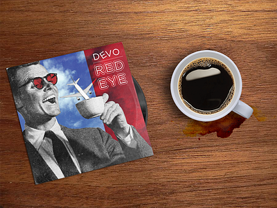 Devo Vintage Dribbble caffeine coffee devo graphic design hipster music vintage vinyl