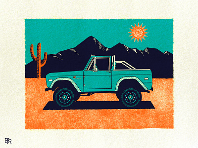 Best Website Design Inspiration: Classic Ford Broncos