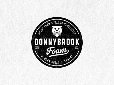 Donnybrook Foam logo_BRD_9-28-21 branding design illustrator logo retro vector vintage