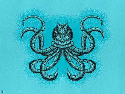 Mimic Octopus Robot_BRD_1-8-22 illustration mimic octopus octopus procreate procreate brushes robot shapeshifter