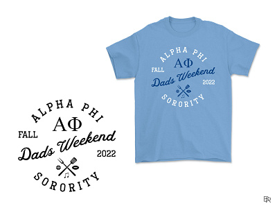 Dads Weekend t-shirt_BRD_5-7-22 dads weekend design illustrator mockup retro sorority t shirt vector vintage