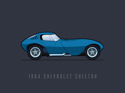 1964 Chevrolet Cheetah 1964 car cheetah chevrolet illustrator vector