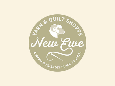 New Ewe Logo BRD 2-26-19 ewe logo quilting shoppe vector yarn