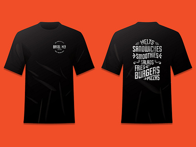 Bagel Me T-Shirt Design_BRD_4-17-19 bagel shop bagels branding t shirt typography