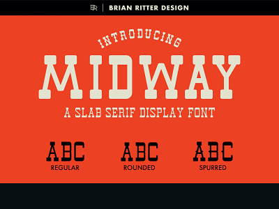 Midway - Slab Serif Font