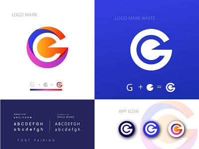 g modern letter logo