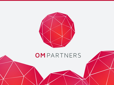 OM Partners Logo brand identity corporate ecommerce logo logo design