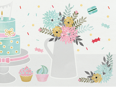 Party Planner website banner illustration