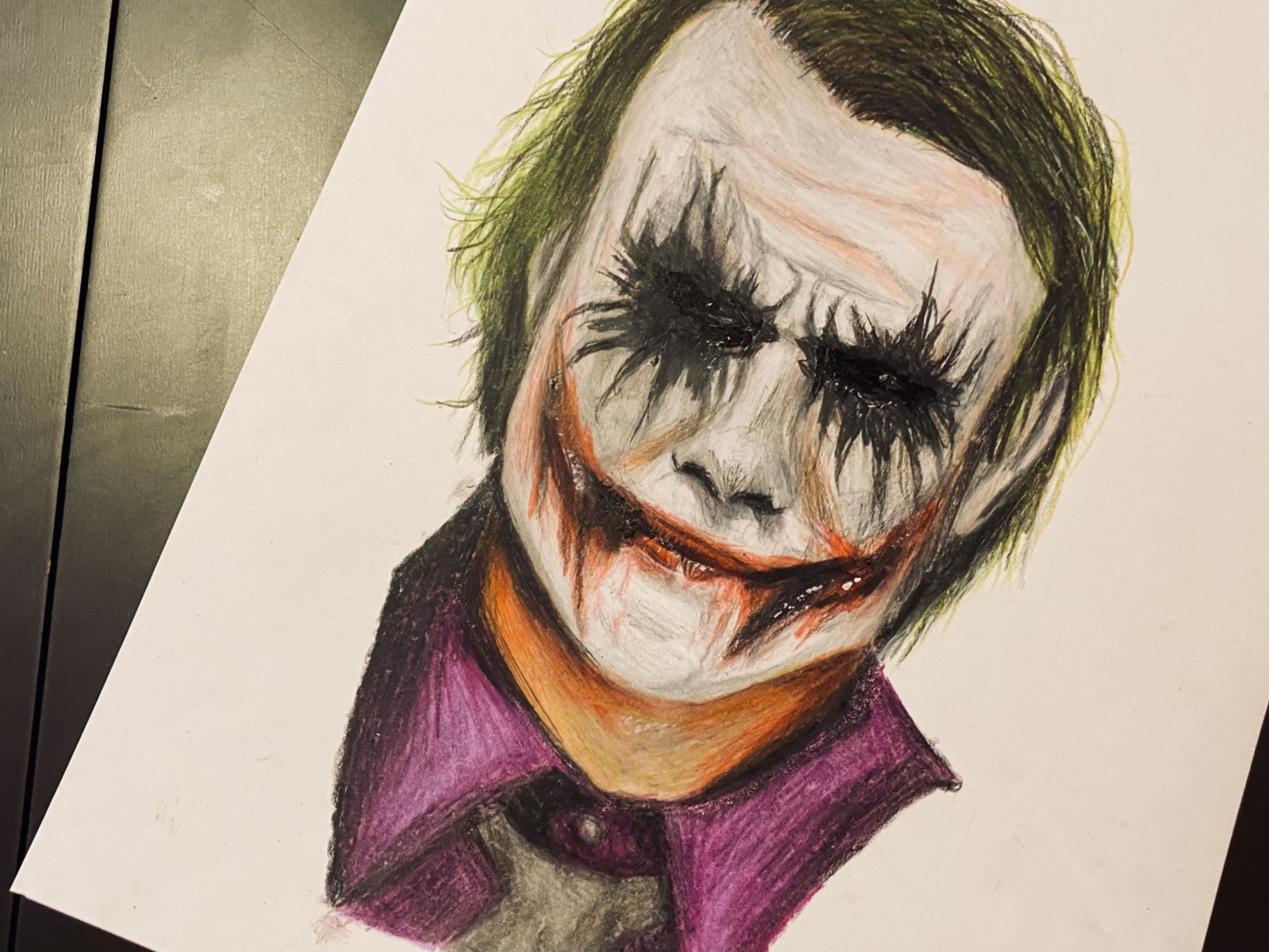 Joker Drawing by Pankaj Bareth - Pixels