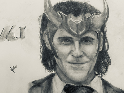 Loki Drawing art design drawing loki marvel tomhiddleston