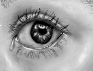 Digital Eye Drawing app art blackandwhite digital drawing eye
