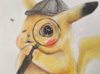 Detective Pikachu Drawing app art awesomehat detectivepikachu drawing pikachu