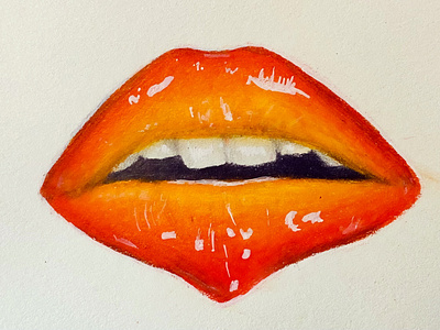 Aesthetic Orange Lips