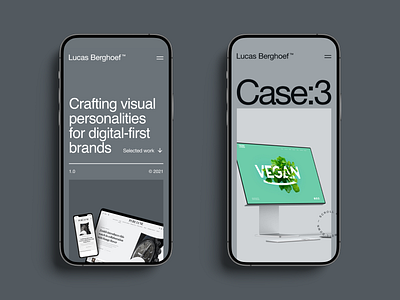 Lucas Berghoef - Portfolio 3.0 - Mobile