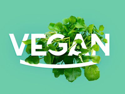 Vegan Banner banner green typography vagan