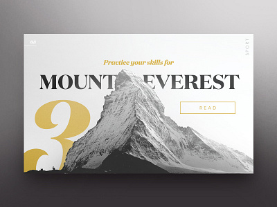 Daily Dose of Design: 003 ddod mount typography ui