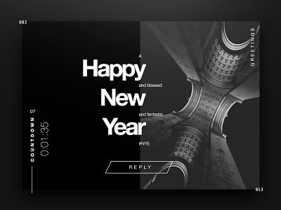 Daily Dose of Design: 007 card ddod greetings happy new year