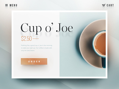 Cup o' Joe Card card coffee rebound