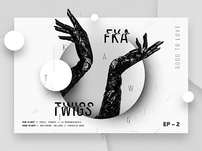 FKA twigs | Full Project on Behance album art berghoef black fka twigs item lucas mobile single webshop white