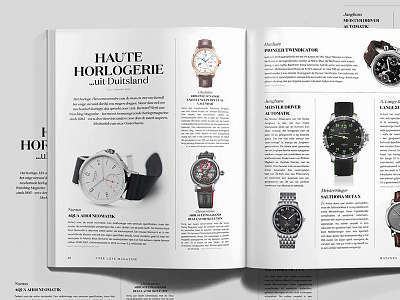 Musthave Watches — Pure Luxe Magazine No.02