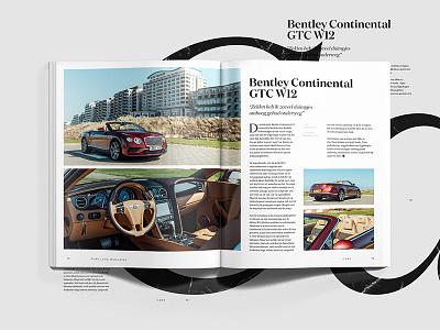 Bentley Review Spread | Pure Luxe Magazine No.02 bentley luxury magazine pure luxe spread