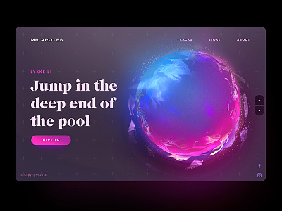 Jump in the deep end of the pool - Screen app design freelancer inspiration interface photoshop sketch typography ui ux web design website