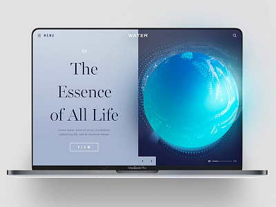 The Essence of All Life app design freelancer inspiration interface photoshop sketch typography ui ux web design website