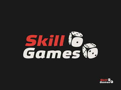 Skill Games Logotype game icon illustration logo logotype mark red sports symbol