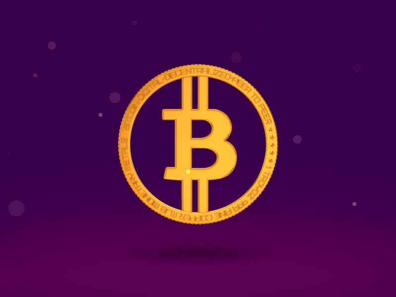 Bitcoin animation bitcoin blockchain btc coin crypto gold money spine animation spine2d