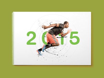 Calendar moves 2015 branding calendar green moves start up