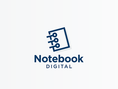 Notebook ai branding cleaver logo data digital double meaning logo logo mark minimalism notebook logo smart logo symbol