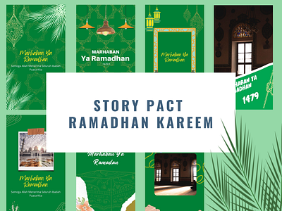 Ramadhan Kareem design illustration ramadhan social media story typography ui