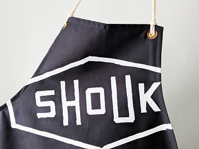 Shouk — Introducing a new breed of fast casual bold brand identity branding custom type fast casual lettering logo texture vegan