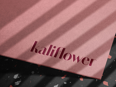 Kaliflower Branding bold branding colorful cultural graphic design indian logo pattern type