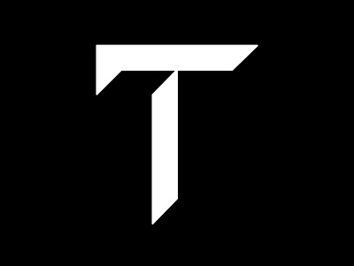 T 36 days of type 36daysoftype black black white blackandwhite challenge fontface geometic letter logo minimal t typeface typography