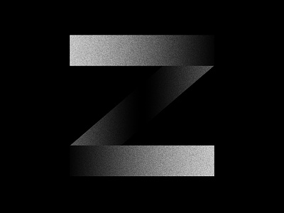 Z 36 days of type black white challenge fontface letter minimal noise typeface typography z
