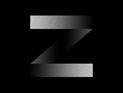 Z 36 days of type black white challenge fontface letter minimal noise typeface typography z