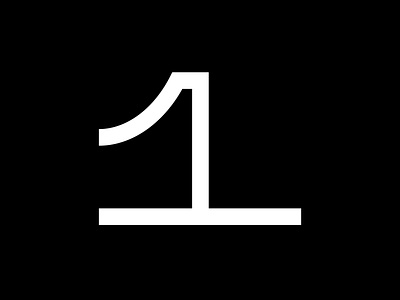 1 36 days of type 36daysoftype black white challenge fontface geometrical letter logo minimal motion typeface typography